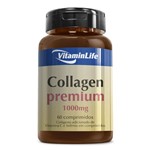 Ficha técnica e caractérísticas do produto Colágeno COLLAGEN PREMIUM 1000mg- VitaminLife - 60 Comprimidos