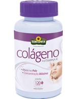 Ficha técnica e caractérísticas do produto Colágeno com Vitamina C (1000mg) 120 cápsulas - Sunflower