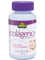 Ficha técnica e caractérísticas do produto Colágeno com Vitamina C (1000mg) 60 cápsulas - Sunflower