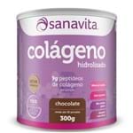 Ficha técnica e caractérísticas do produto Colageno de Chocolate 300G Sanavita
