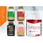 Colágeno + Detox + Capilla Hair 30 Comp. + Colágeno Frutas Vermelhas Lata + Actlin / Upnutri