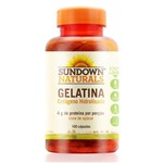Ficha técnica e caractérísticas do produto Colágeno Gelatina - Sundown Naturals - 100 Caps.