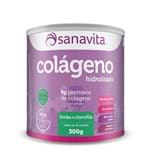 Ficha técnica e caractérísticas do produto Colágeno Hidrolisado 300g Limão + Clorofila - Sanavita