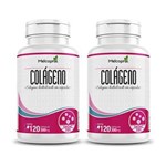 Ficha técnica e caractérísticas do produto Colageno Hidrolisado 100% Puro 300mg 2x120 Cápsulas Melcoprol - Vitamina - 1 Unidade