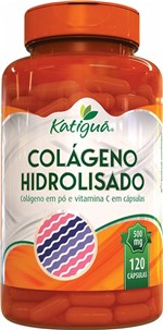 Ficha técnica e caractérísticas do produto Colágeno Hidrolisado com Vitamina C 120 Cápsulas Katigua