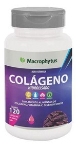 Ficha técnica e caractérísticas do produto Colageno Hidrolisado com Vitamina C 1200mg 120 Capsulas - Macrophytus