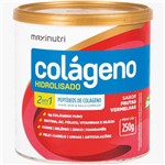 Ficha técnica e caractérísticas do produto Colágeno Hidrolisado 2 em 1 250g em Pó Frutas Vermelhas Maxinutri