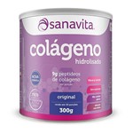 Ficha técnica e caractérísticas do produto Colágeno Hidrolisado em Pó Sanavita 300G Original
