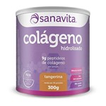 Colágeno Hidrolisado em Pó - Sanavita - 300g Tangerina