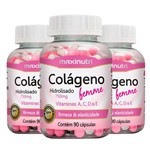 Ficha técnica e caractérísticas do produto Colágeno Hidrolisado Femme - 3x 90 Cápsulas - Maxinutri