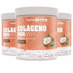 Ficha técnica e caractérísticas do produto Colágeno Hidrolisado Hair - 3 un de 250 Gramas - Apisnutri Coco