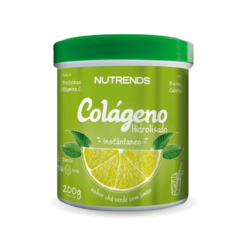Ficha técnica e caractérísticas do produto Colágeno Hidrolisado Sabor Chá Verde e Limão 200g