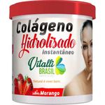 Ficha técnica e caractérísticas do produto Colageno Hidrolisado Sabor Morango 250g Vitalli Brasil