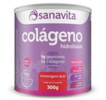 Ficha técnica e caractérísticas do produto Colágeno Hidrolisado - Sanavita - Morango e Açaí - 300g