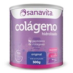 Ficha técnica e caractérísticas do produto Colágeno Hidrolisado - Sanavita - Original - 300g