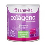 Ficha técnica e caractérísticas do produto Colágeno Sabor Limão e Clorofila 300g - Sanavita