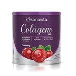 Ficha técnica e caractérísticas do produto Colágeno Skin - 300g Cranberry - Sanavita