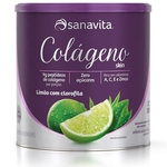 Ficha técnica e caractérísticas do produto Colágeno Skin Limão com Clorofila 300g Sanavita