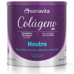 Ficha técnica e caractérísticas do produto Colágeno Skin Neutro 300g Sanavita
