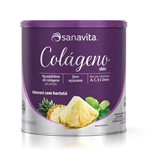 Ficha técnica e caractérísticas do produto Colágeno Skin Sabor Abacaxi com Hortelã - Sanavita - 300g