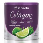 Ficha técnica e caractérísticas do produto Colágeno Skin - Sanavita - Limão com Clorofila - 300g