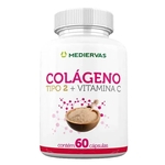 Ficha técnica e caractérísticas do produto Colágeno Tipo 2 + Vitamina C - 60 cápsulas - Mediervas