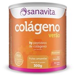 Ficha técnica e caractérísticas do produto Colágeno Verão - 300g Frutas Amarelas - Sanavita