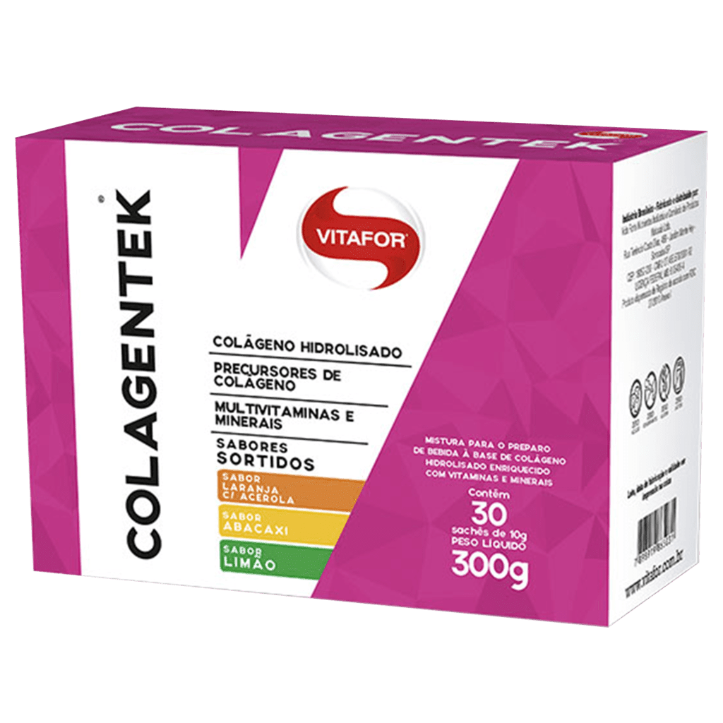 Ficha técnica e caractérísticas do produto Colagentek 30Sac X 10G Sortidos Vitafor