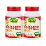 Colágenus Colageno Hidrolizado 1000mg 60 Comprimidos Unilife Kit 5 Unidades