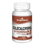 Ficha técnica e caractérísticas do produto Colecalciferol Vitamina D3 – Semprebom – 60 Cap. de 240 Mg. - Sem Sabor - 60 Cápsulas