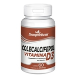 Ficha técnica e caractérísticas do produto Colecalciferol Vitamina D3 Semprebom – 60 Cap. de 240 mg.