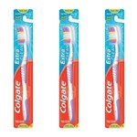 Ficha técnica e caractérísticas do produto Colgate Extra Clean Escova Dental Média (Kit C/03)