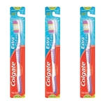 Ficha técnica e caractérísticas do produto Colgate Extra Clean Escova Dental Média Kit Com 3