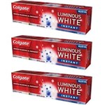 Ficha técnica e caractérísticas do produto Colgate Luminous Instant White Creme Dental 70g - Kit com 03