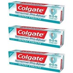 Colgate Sensitive Pro Alivio Creme Dental Repara Esmalte 110g (kit C/03)