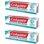 Ficha técnica e caractérísticas do produto Colgate Sensitive Pro Alivio Creme Dental Repara Esmalte 110g (kit C/03)