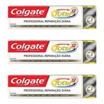 Ficha técnica e caractérísticas do produto Colgate Total 12 Creme Dental Reparação Diária 140g - Kit com 03