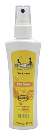 Ficha técnica e caractérísticas do produto Colonia Eco Shower 80ml Tropical - Ecovet
