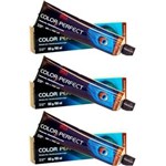 Ficha técnica e caractérísticas do produto Color Perfect Coloração Capilar 6.7 Louro Escuro Marrom - Kit com 03