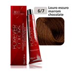 Ficha técnica e caractérísticas do produto Coloração 6-7 Louro Escuro Marrom Chocolate Forever Liss Colors