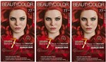 Ficha técnica e caractérísticas do produto Coloracao Beautycolor 77.44 - paixão em carmim (Kit C/3 )