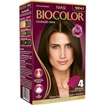 Coloração Biocolor Kit Marrom Escuro 4.7 239g