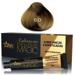 Ficha técnica e caractérísticas do produto Coloração Exclusive Magic 8.0 Loiro Claro Magic Color 60g