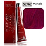 Ficha técnica e caractérísticas do produto Coloração Forever Colors Vermelho Especial 52-62 Castanho Violeta Marsala - Forever Liss