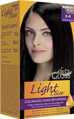 Ficha técnica e caractérísticas do produto Coloração Light Color Efeito Gloss Castanho Escuro 3.0 - Salon Line