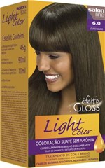 Ficha técnica e caractérísticas do produto Coloração Light Color Efeito Gloss Louro Escuro 6.0 - Salon Line