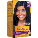Ficha técnica e caractérísticas do produto Coloração Light Color Efeito Gloss Preto Azulado 1.0 - Salon Line