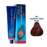 Ficha técnica e caractérísticas do produto ColoraçãO Permanente Wella Professionals Color Perfect 5/5 Castanho Claro Acaju 60g