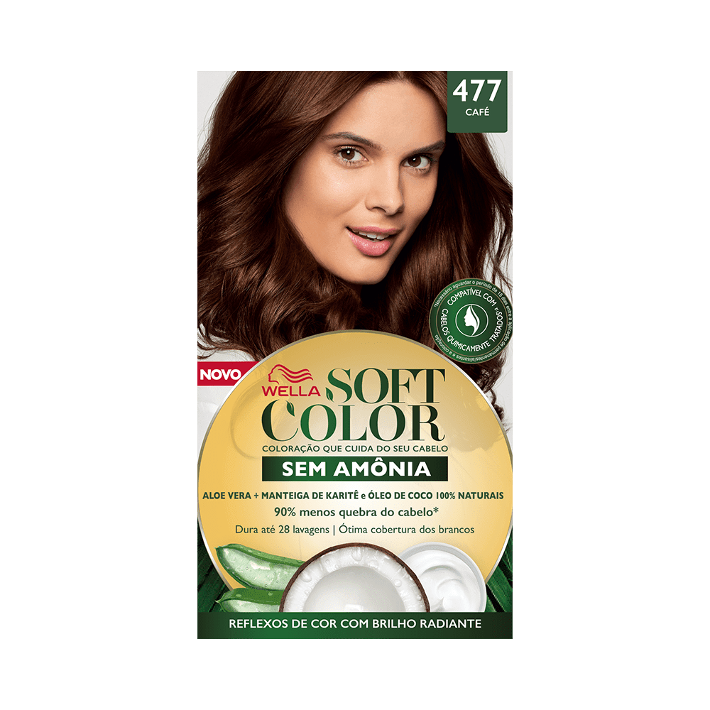 Ficha técnica e caractérísticas do produto Coloração Soft Color 477 Café