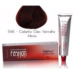 Ficha técnica e caractérísticas do produto Coloração Yamá Fashion Color Argan 60g - 5.66 Castanho Claro Vermelho Intenso